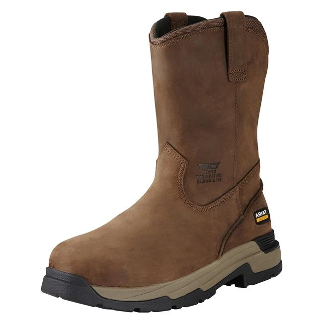 Men's Ariat 10" Mastergrip Pull-On Composite Toe Boots 3 Men's Ariat 10" Mastergrip Pull-On Composite Toe Boots