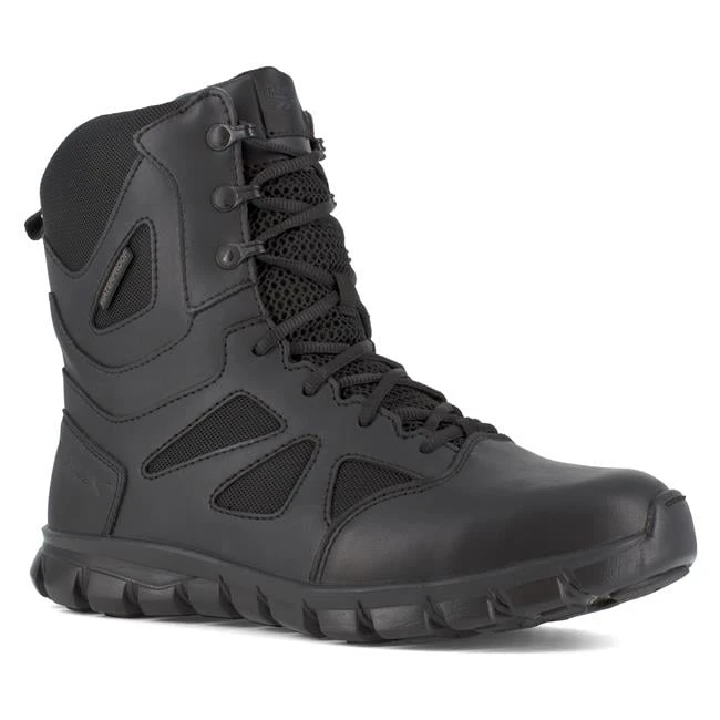Women's Reebok 8" Sublite Cushion Tactical Waterproof Boot Side-Zip Boots 3 Women's Reebok 8" Sublite Cushion Tactical Waterproof Boot Side-Zip Boots