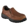 Men's Rockport Works Extreme Light Casual Slip On Composite Toe -Reebok stroe 0 650 rockport works extreme light casual slip on composite toe brown