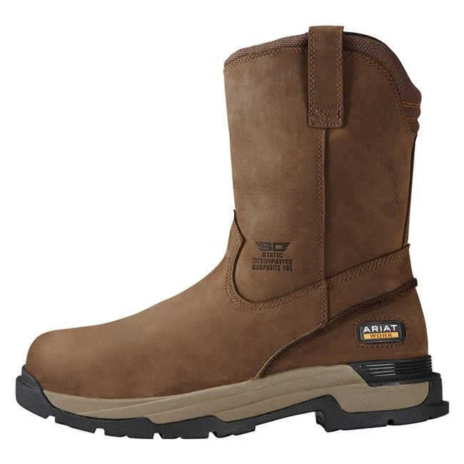 Men's Ariat 10" Mastergrip Pull-On Composite Toe Boots 4 Men's Ariat 10" Mastergrip Pull-On Composite Toe Boots - Image 2