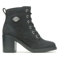 Women's Harley Davidson Footwear Corby Lace Side-Zip Boots -Reebok stroe 1 650 harley davidson footwear corby lace side zip boots black