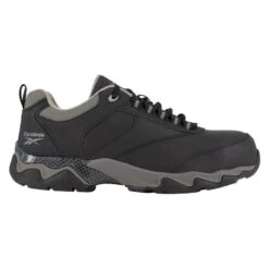 Men's Reebok Beamer Athletic Oxford Composite Toe -Reebok stroe 1 650 reebok beamer athletic oxford composite toe black gray