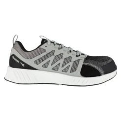 Men's Reebok Fusion Flexwave Work Composite Toe -Reebok stroe 1 650 reebok fusion flexwave work composite toe gray black