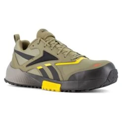 Men's Reebok Lavante Trail 2 Work Composite Toe -Reebok stroe 1 650 reebok lavante trail 2 work composite toe army green black yellow