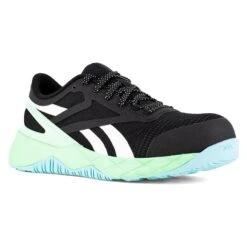 Women's Reebok Nanoflex TR Work Composite Toe -Reebok stroe 1 650 reebok nanoflex tr work composite toe black seafoam green white