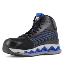 Men's Reebok Zig Elusion Heritage Work Composite Toe -Reebok stroe 1 650 reebok zig elusion heritage work composite toe black blue
