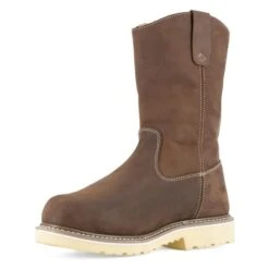 Men's Iron Age 11" Solidifier Pull-On Composite Toe Met Guard Boots -Reebok stroe 2 650 iron age 11 solidifier pull on composite toe met guard boots brown