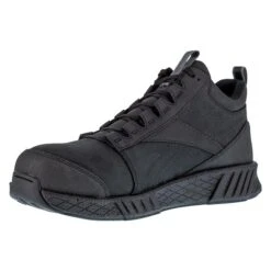 Men's Reebok Fusion Formidable Work Mid Composite Toe Boots -Reebok stroe 2 650 reebok fusion formidable work mid composite toe boots black crazy horse leather
