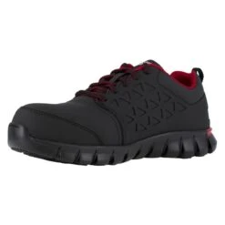 Men's Reebok Sublite Cushion Work Composite Toe Boots -Reebok stroe 2 650 reebok sublite cushion work composite toe boots black red