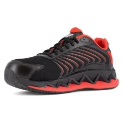 Men's Reebok Zig Elusion Heritage Work Composite Toe -Reebok stroe 2 650 reebok zig elusion heritage work composite toe black red