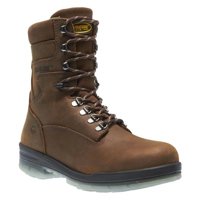 Men's Wolverine 8" Durashocks 200G Steel Toe Waterproof Boots 5 Men's Wolverine 8" Durashocks 200G Steel Toe Waterproof Boots - Image 3