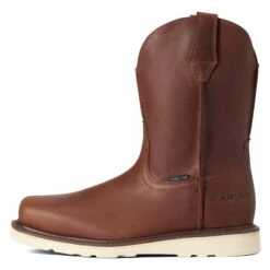 Men's Ariat Rambler Wedge Work Steel Toe Boots -Reebok stroe 3 650 ariat rambler wedge work steel toe boots brown