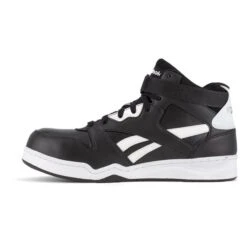 Men's Reebok BB4500 High Top Work Sneaker Composite Toe -Reebok stroe 3 650 reebok bb4500 high top work sneaker composite toe black and white