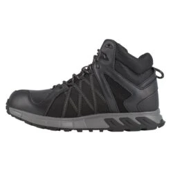Men's Reebok Trailgrip Work AT Waterproof -Reebok stroe 3 650 reebok trailgrip work at waterproof black gray