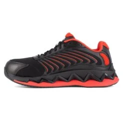 Men's Reebok Zig Elusion Heritage Work Composite Toe -Reebok stroe 3 650 reebok zig elusion heritage work composite toe black red
