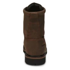 Men's Justin Original Work Boots 8" Pulley Round Toe Met Guard CT WP -Reebok stroe 4 650 justin original work boots 8 pulley round toe met guard ct wp brown