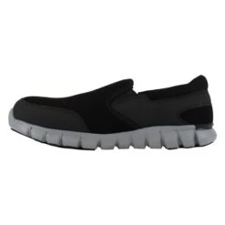 Men's Reebok Sublite Cushion Work Slip-On Alloy Toe SR -Reebok stroe 4 650 reebok sublite cushion work slip on alloy toe sr black