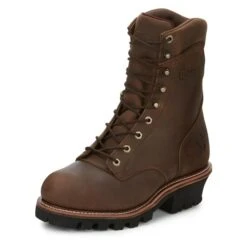 Men's Chippewa Boots 9" SUPER DNA 400G Steel Toe Waterproof -Reebok stroe 5 650 chippewa boots 9 super dna 400g steel toe waterproof tan
