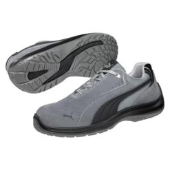 Men's Puma Safety Touring Low Hydro-Suede Fiberglass Toe -Reebok stroe 6 650 puma safety touring low hydro suede fiberglass toe gray black