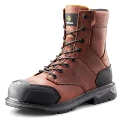 Men's Terra 8" Patton Aluminum Toe Waterproof Boots -Reebok stroe 7 650 terra 8 patton aluminum toe waterproof boots brown